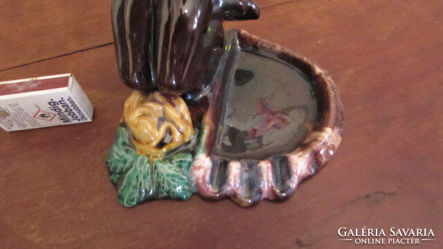 Glazed ceramic nude 20 cm high