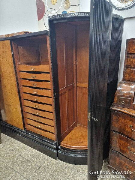 Special art deco cabinet with 10 drawers!!
