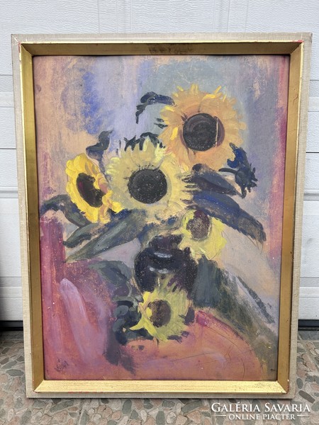 Vén Emil (1902-1984): sunflowers