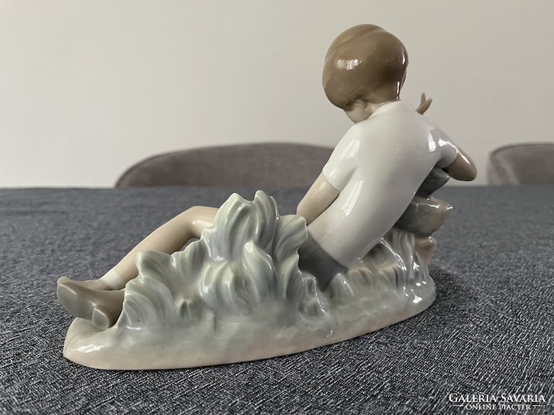 Lladro - boy with bird