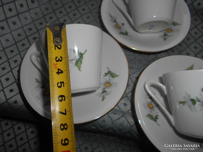 RITKA  régi Alföldi porcelán jelzéssel 6 csésze + 6  tálka+ tejszínes kancsó