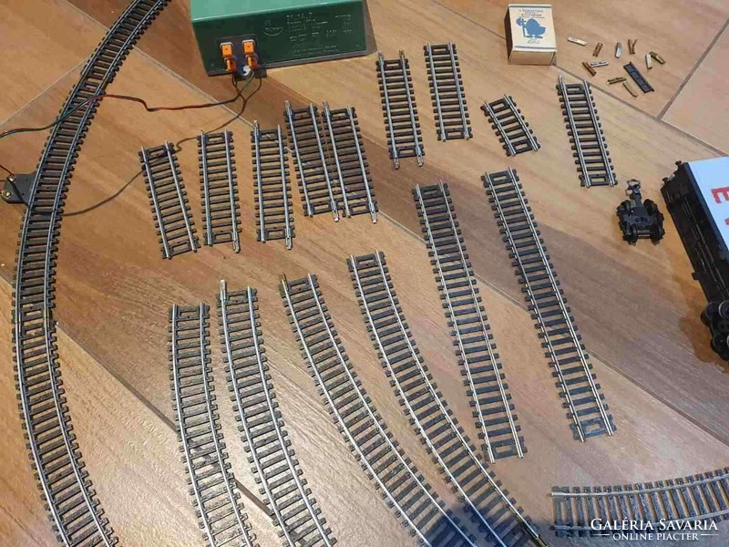 Retro modell vasút szett piko bühler vasútmodell Csehszlovák