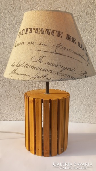 Design wooden lamp vinrage italian negotiable art deco