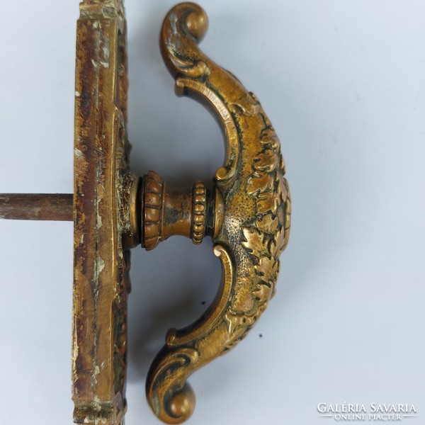 Window handle late 1800s 2 solid copper