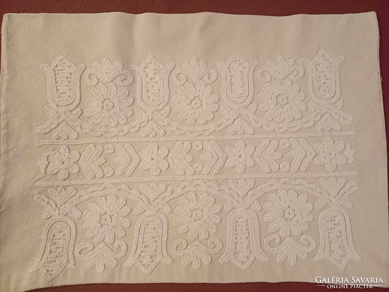 Kalotaszeg embroidered decorative cushion cover, 55x38