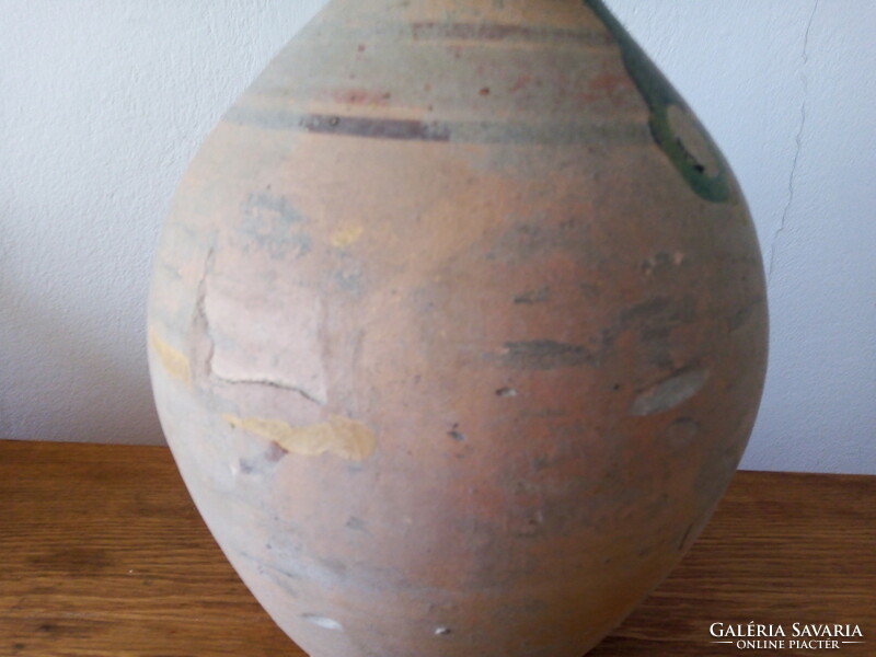 Old glazed jug