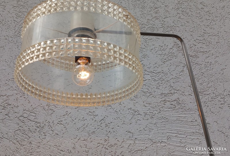 Vintage 1960 space age Plexiglas floor lamp negotiable desig