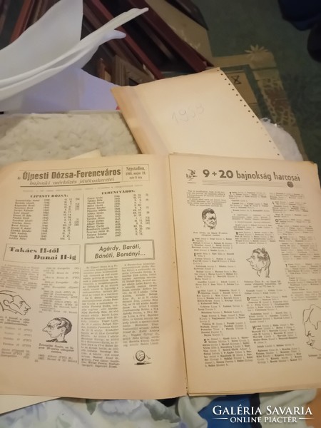 Old sports newspaper