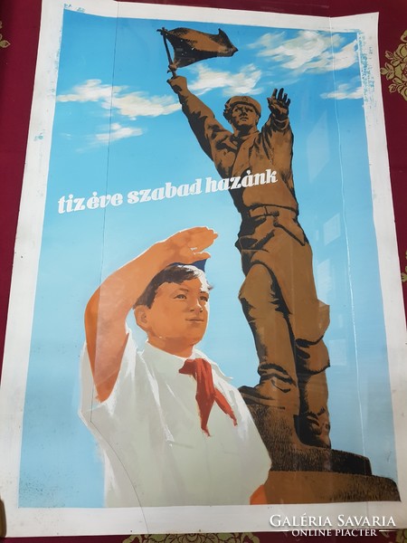 Régi kommunista plakát,Balogh László