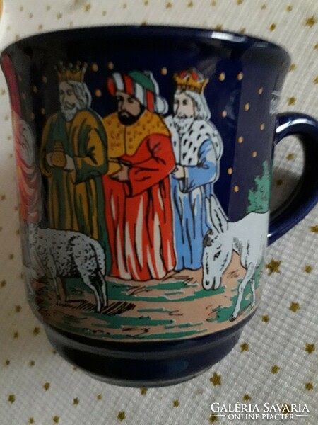 Viennese Christmas glühwein blue fair mug 1 pc. Flawless