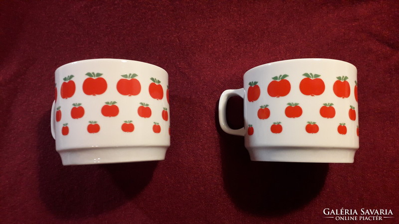 Zsolnay mug, apple