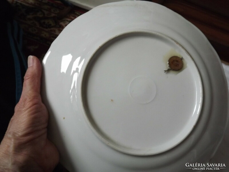 Lengyel festett porcelán tányér 26,5 cm