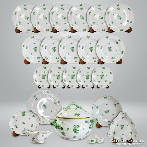 Herend Eton patterned tableware, 23 pcs