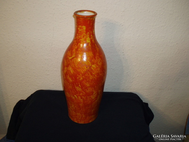 Flawless béla mihály large vase with bright colors