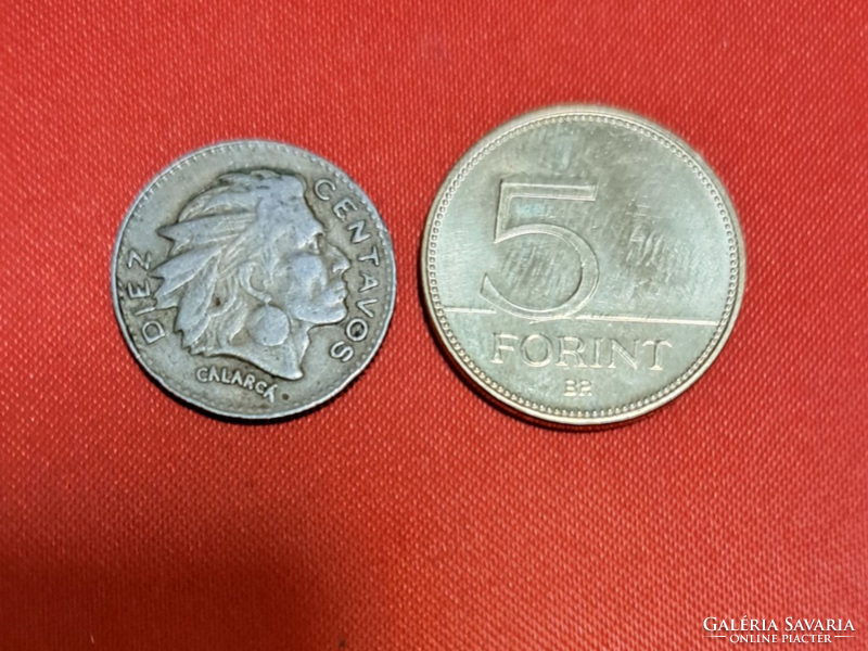 1964. Colombia 10 centavos (1833)