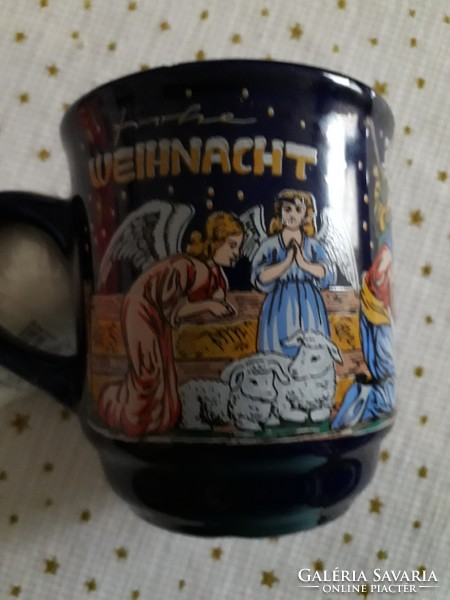 Viennese Christmas glühwein blue fair mug 1 pc. Flawless