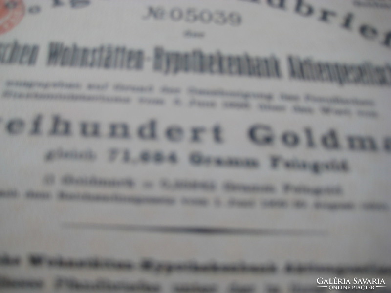 German bond 7% from 1928, 200 gold marks