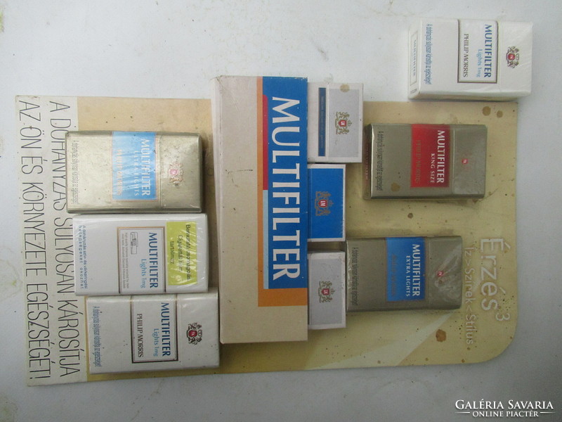 Retro multifilter cigarette advertisement