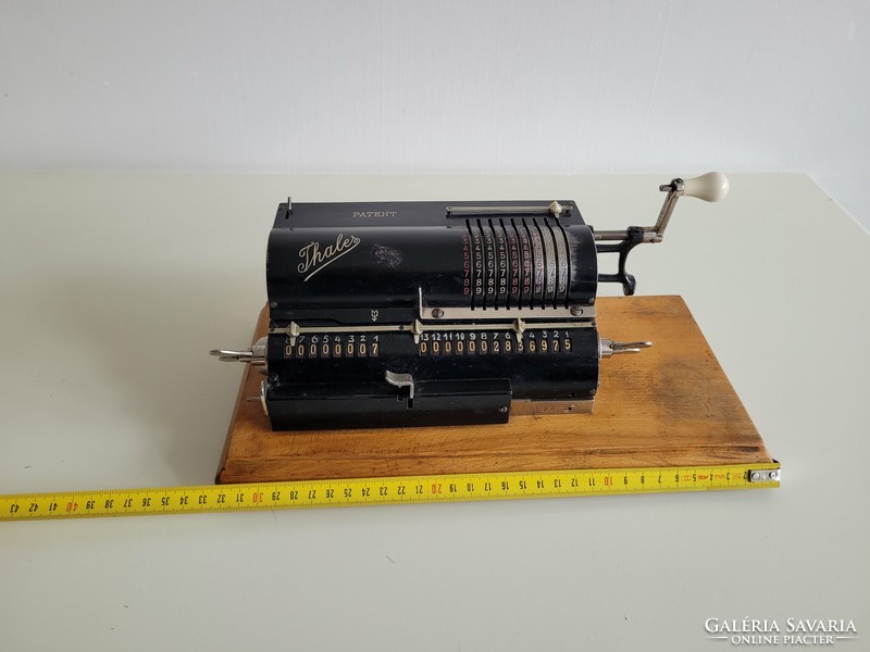 Antique patent mechanical cash register old calculator calculator technical rarity