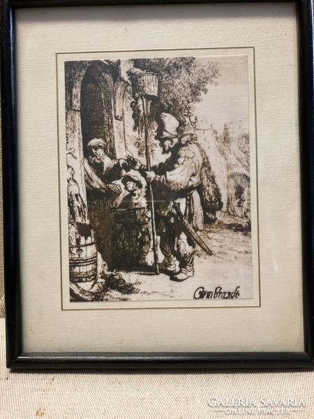 Rembrandt van rijn etching