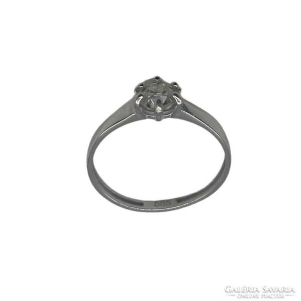 White gold brilliant ring 0.53 ct ek00097