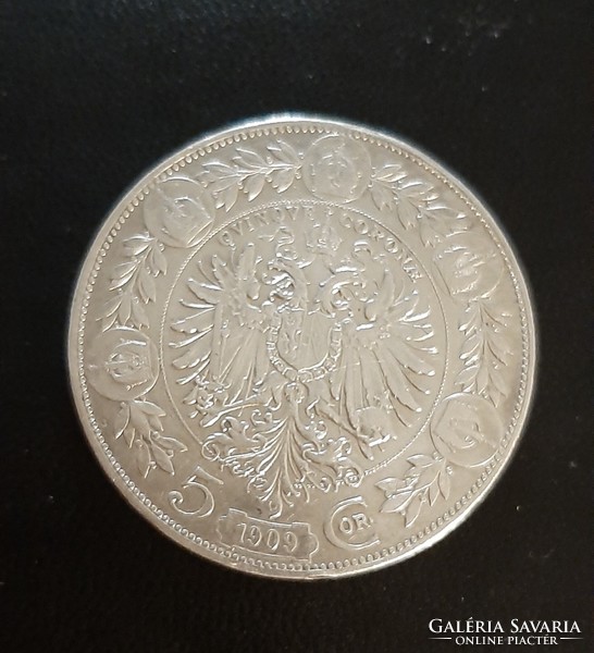 Ferenc József ezüst 5 korona 1909