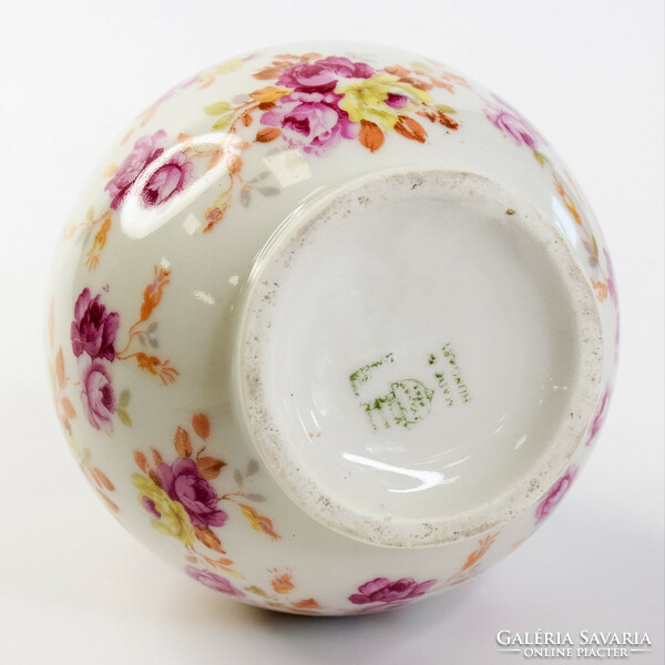 Zsolnay flower patterned vase