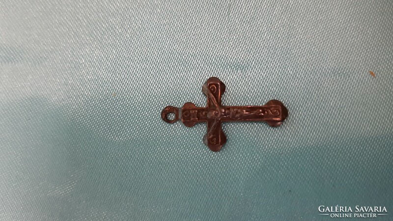 Antique crucifix, cross pendant 2 cm