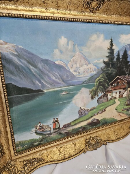 Alpine landscape painting, xx. First half of No