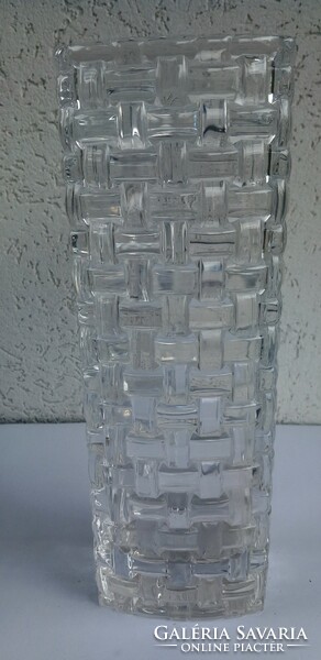Art deco Bosa Nova kristály váza ALKUDHATÓ design