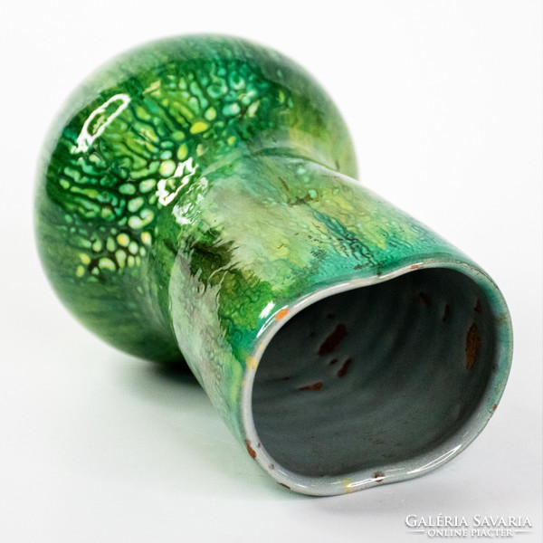 Ceramic vase with a glossy glaze