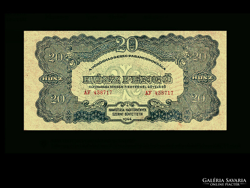 20 Pengő - issued by the Red Army - 1944 very nice!