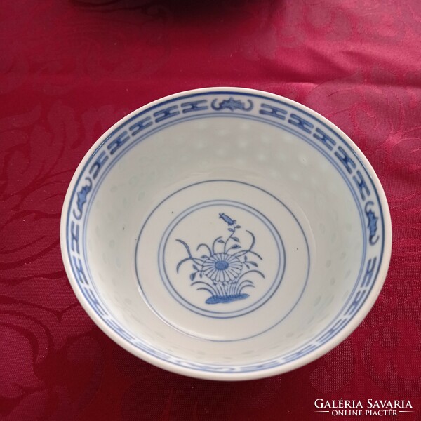 4 db-os rizsszemes kínai porcelán szett