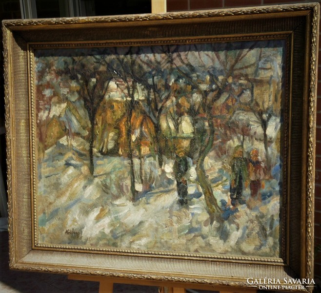 György Kling (1912-1991): winter sunshine