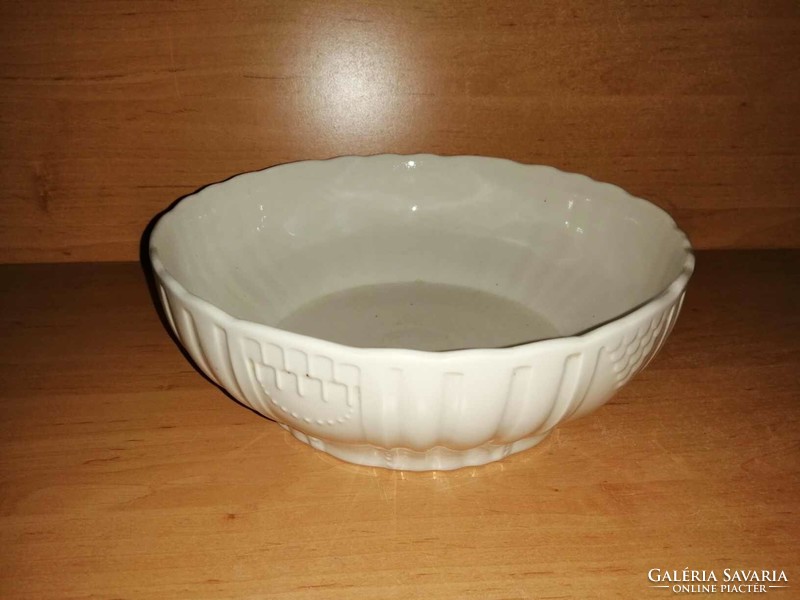 Zsolnay porcelán Hungária sorozat pogácsás, koma tál - 24 cm (7/p-1)