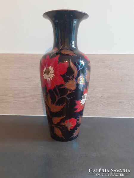 Zsolnay multi-fire eosin glazed vase 36 cm!