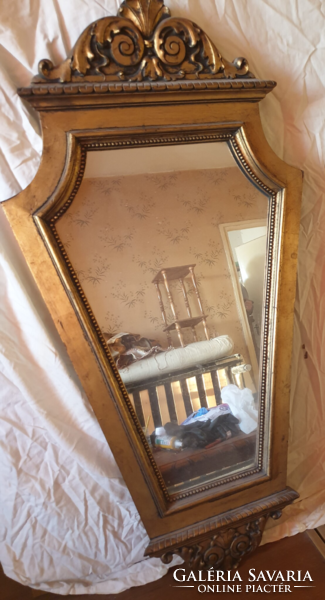 Biedermeier antique wall mirror 100x50