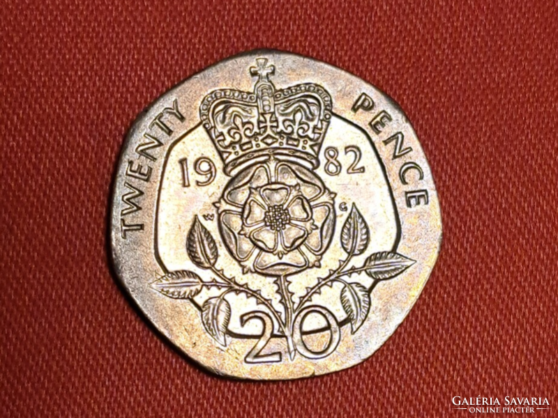 1982. England 20 pence (1836)