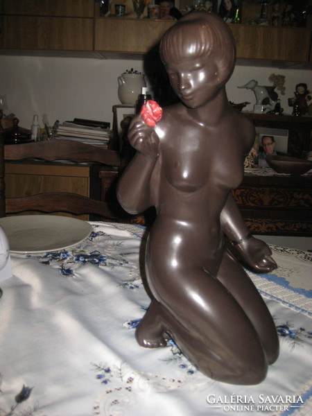 Czechoslovak porcelain nude, beautiful brown,