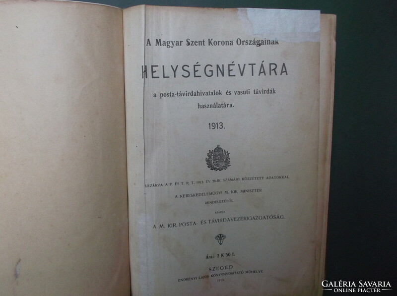 The book is a local directory of the countries of the Hungarian Holy Crown