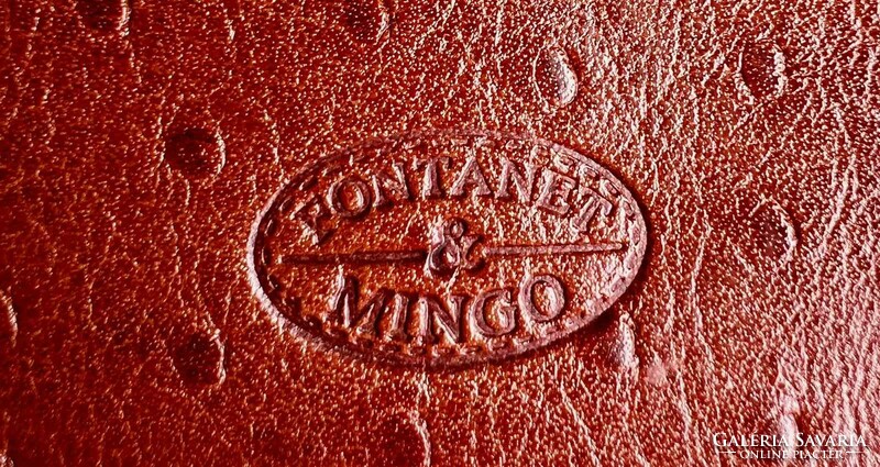 Fontane Migno olasz bőr irattárca sosem használt retro darab
