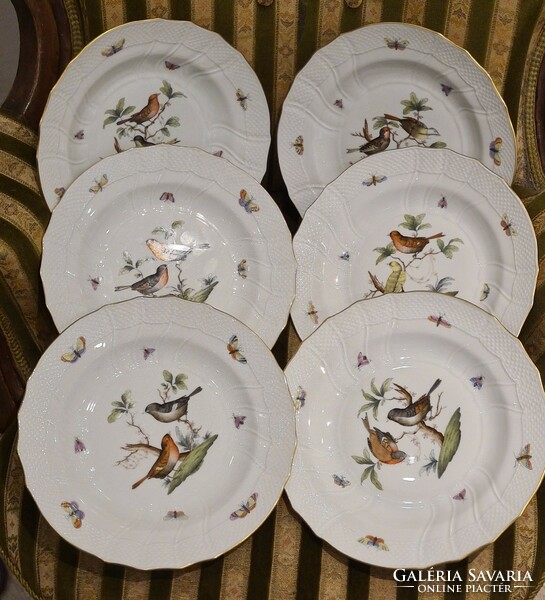 Herend Rothschild large flat plate 6 pcs