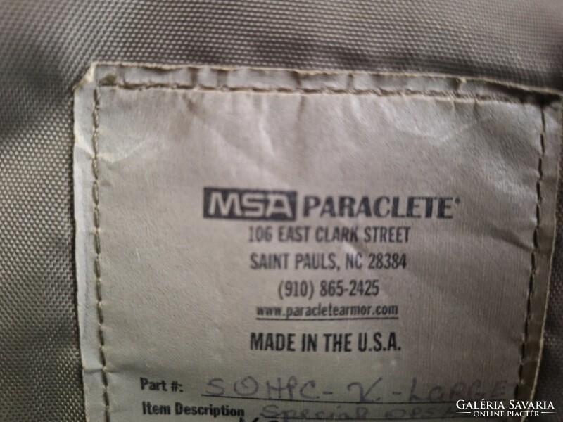 Molle ii plate carrier (original msa paraclete) + 14 molle ii pockets (original blackhawk)