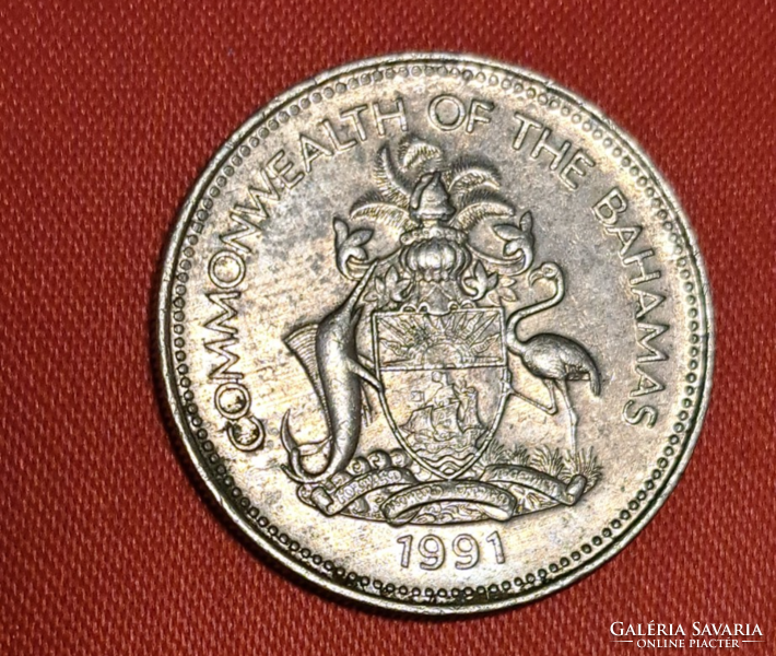 1991 Bahamas 20 cents (1830)