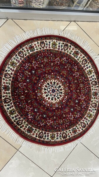 3514 Gyönyörű Indiai Moud kézi gyapjú perzsa kerek szőnyeg 100CM Ingyen Futár