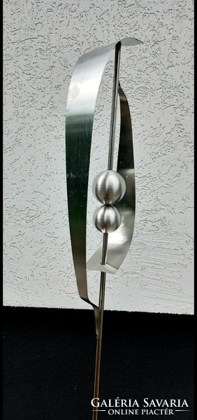 Modernist metal design ornament huge negotiable art deco