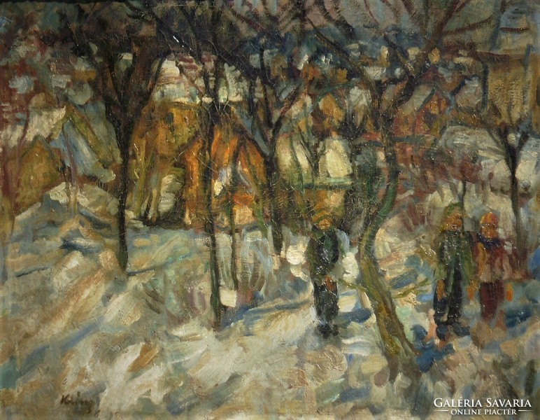 György Kling (1912-1991): winter sunshine