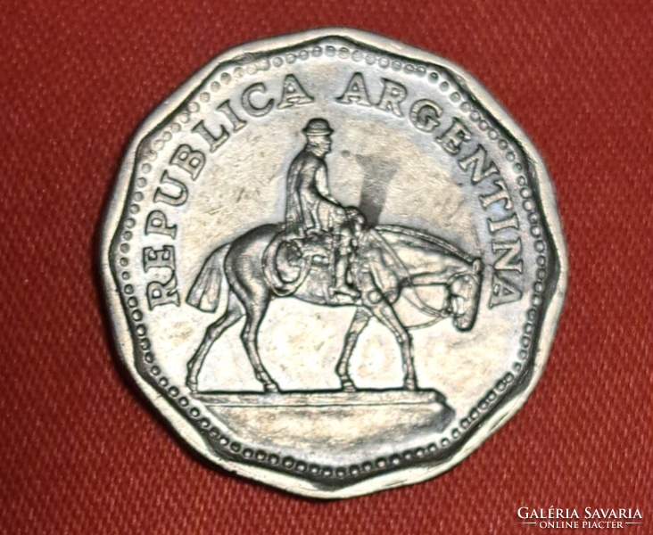 1965. Argentina 10 pesos (1821
