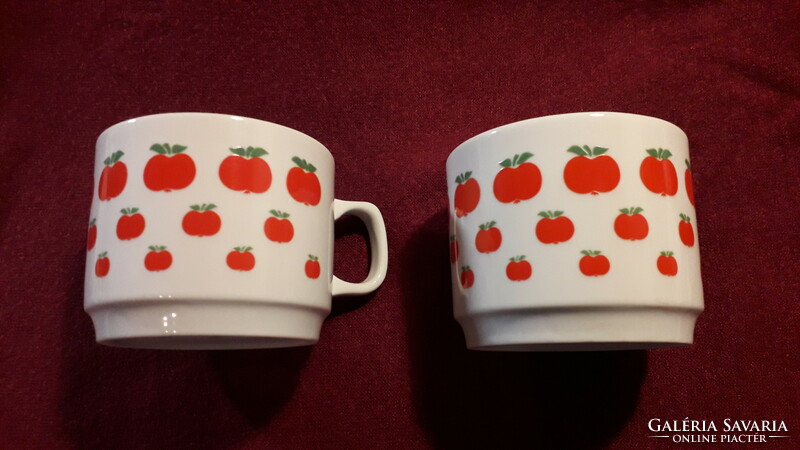 Zsolnay mug, apple