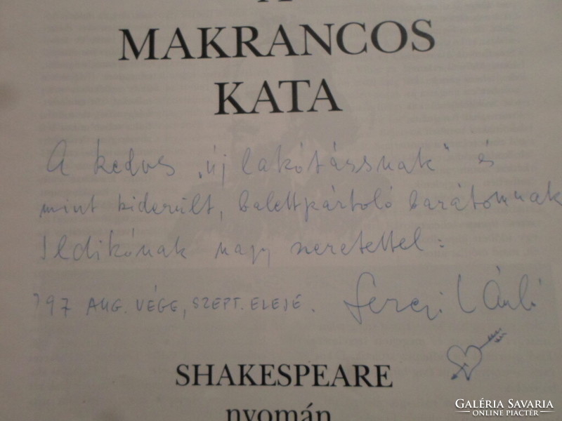 The makrancos kata dedicated opera house brochure 1997 - recommended by László Seregi